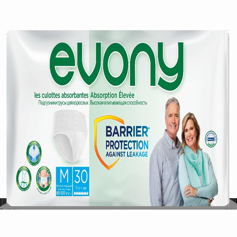 EVONY Підгузники-труси д/дорослих "2" Medium 30 шт.//4